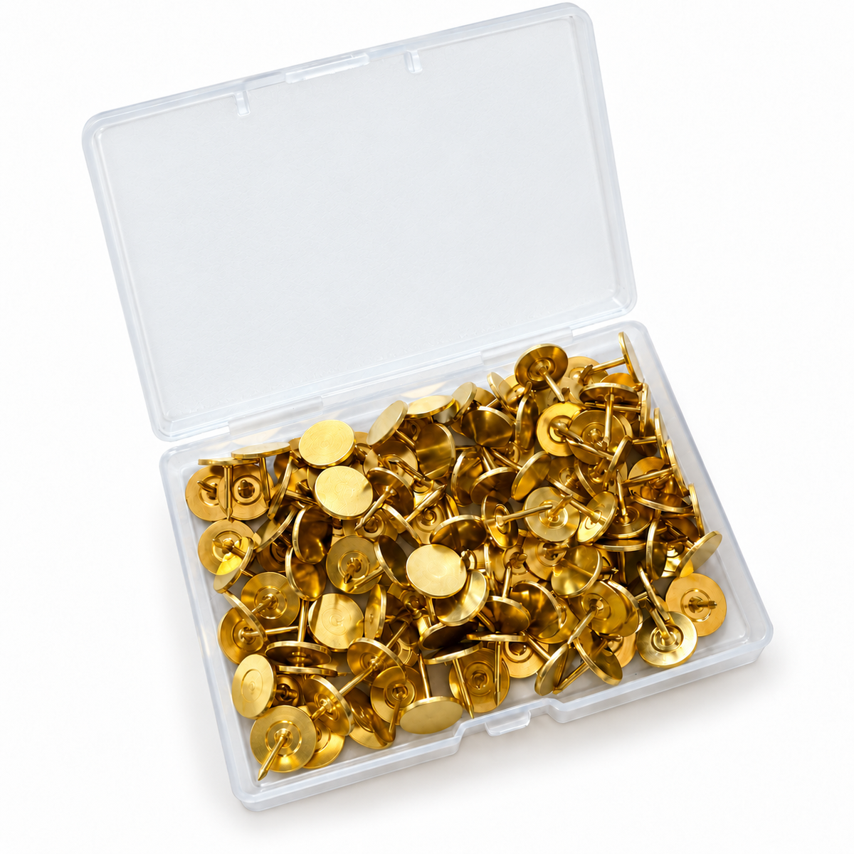 Brass Needlepoint Tacks - 10 Boxes (100 Tacks per Box)