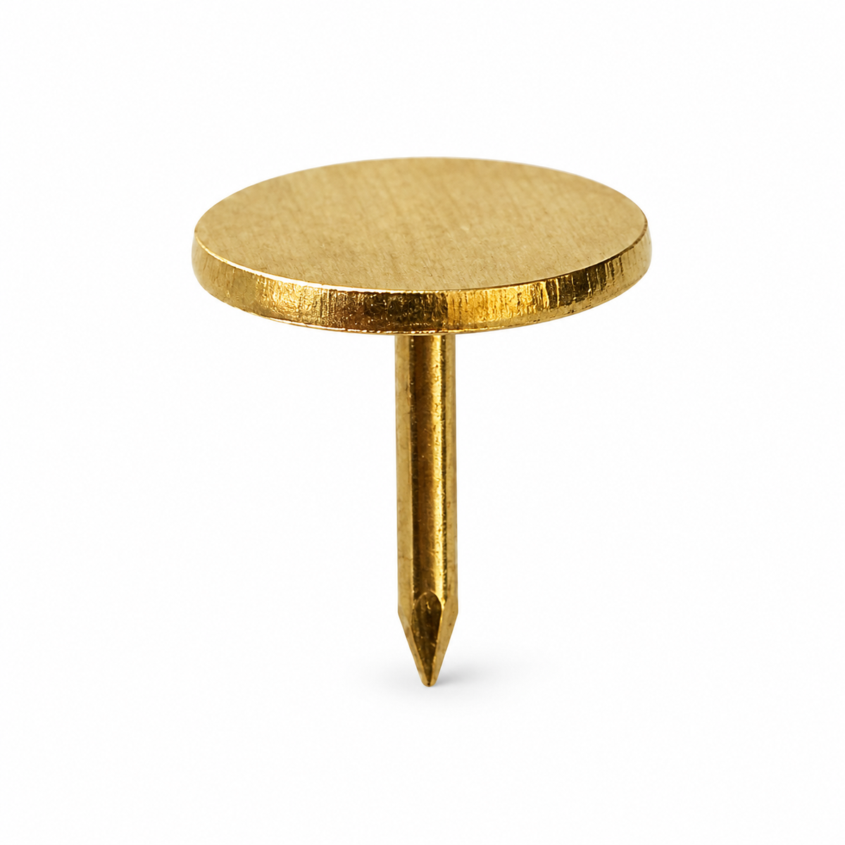 Brass Needlepoint Tacks - 1 Box (100 Tacks)