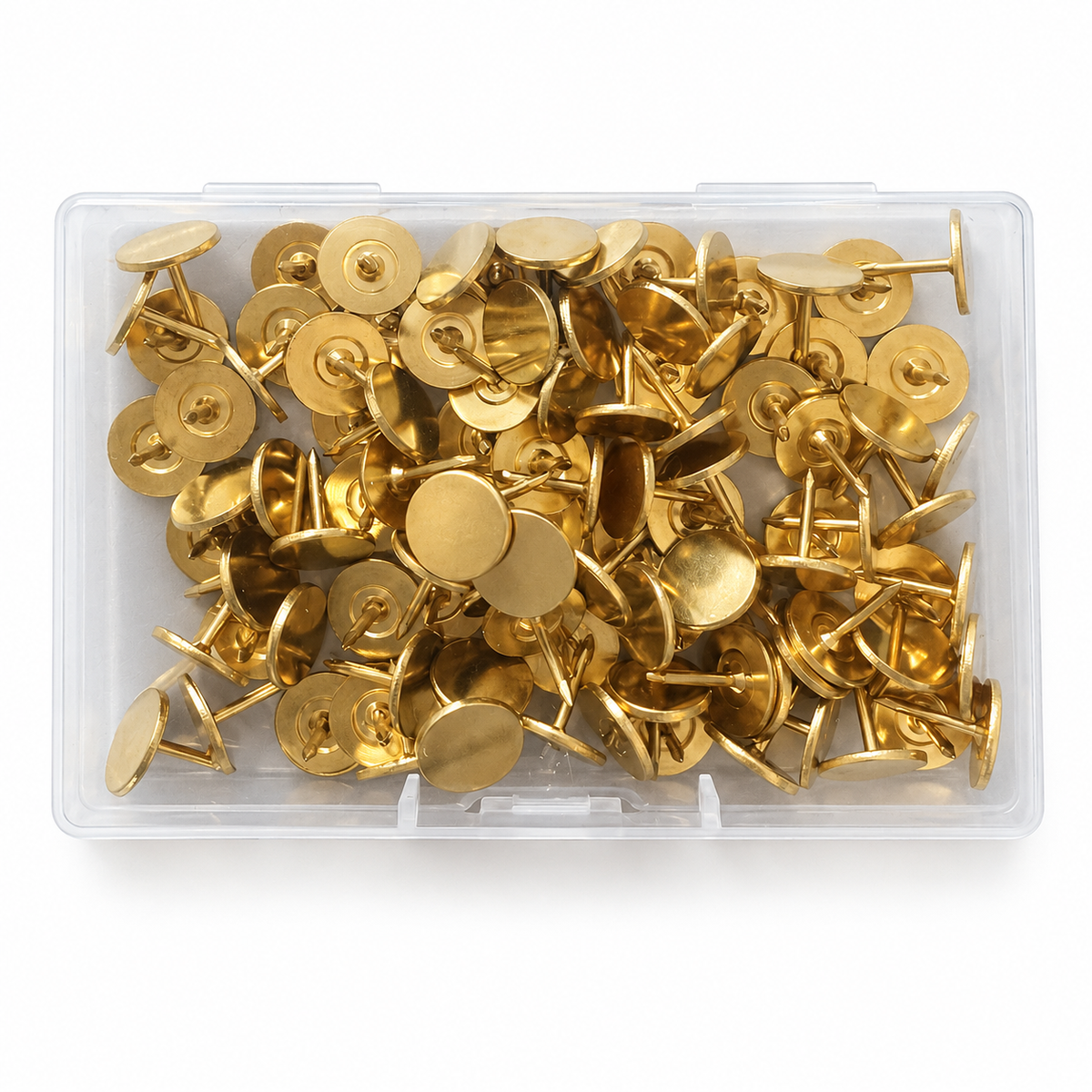 Brass Needlepoint Tacks - 1 Box (100 Tacks)
