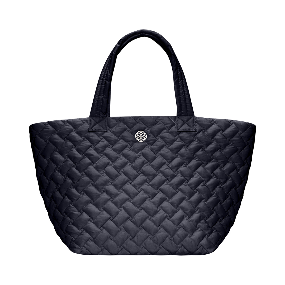 The Canvas Carryall, Medium | Quilted Needlepoint & Knitting Project Tote