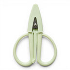 G&A Canvas Co sage green Super Snip mini thread scissors with integrated silicone protective sleeve