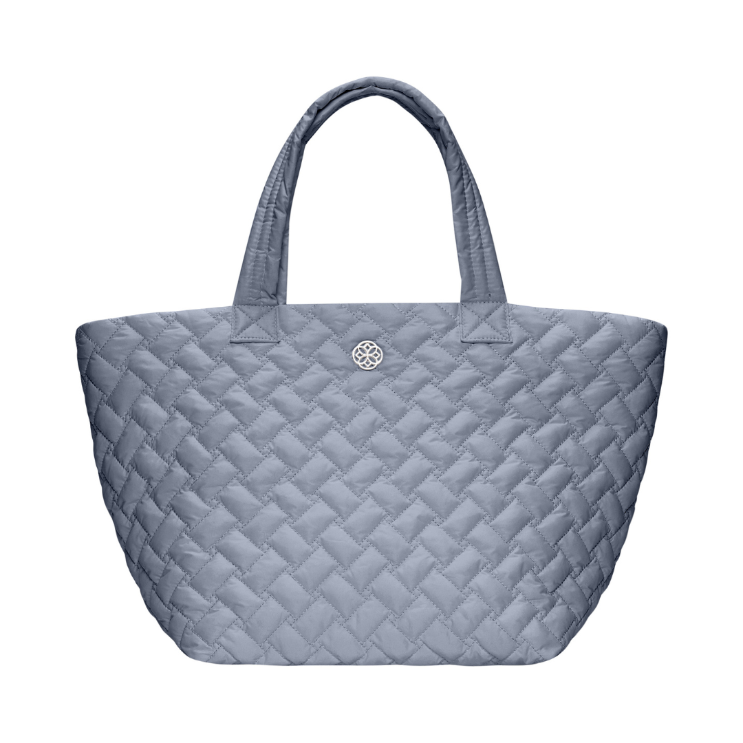 The Canvas Carryall, Medium | Quilted Needlepoint & Knitting Project Tote