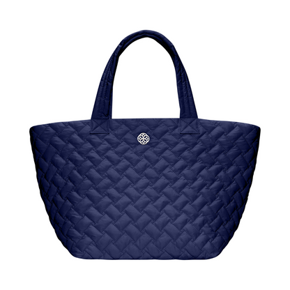 The Canvas Carryall, Medium | Quilted Needlepoint & Knitting Project Tote