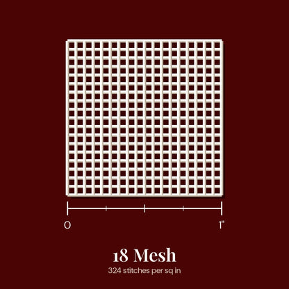 Blank Needlepoint Canvas - 18 Mesh, Pre-Cut